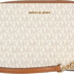 Kopen 🧨 Michael Kors Camera Bag M Dames Crossbodytas - Wit ✨ -tassen-dames Verkoop 550x310 3