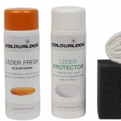 Begroting 🔥 Colourlock Leder Fresh Set. Leerverf Zwart 💯