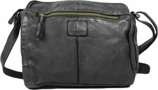 Beste deal π Bear Design Olivia Leren Schoudertas - Zwart π 23 Beste deal π Bear Design Olivia Leren Schoudertas - Zwart π - Afbeelding 23