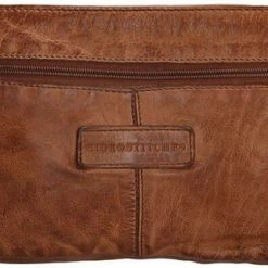 Gloednieuw ⭐ Hide & Stitches Paint Rock Schoudertas - Cognac 🎉 -tassen-dames Verkoop 550x321 5