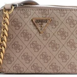 Kopen ❤️ Guess Crossbodytas Noelle - Beige 🎁 -tassen-dames Verkoop 550x327 2