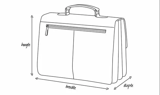 Beste deal 𧨠Burkely Vintage Dean Briefcase 3-Comp - Aktetas - Zwart π― 8 Beste deal 𧨠Burkely Vintage Dean Briefcase 3-Comp - Aktetas - Zwart π― - Afbeelding 8