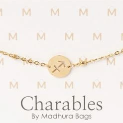 Goedkoop ⌛ Madhura Bags Armbandje Sterrenbeeld Boogschutter Goud ⭐