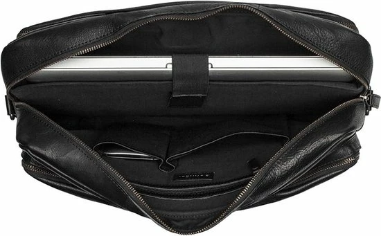 Gloednieuw β¨ Burkely Antique Avery Unisex Laptoptas 15,6'' - Zwart π 3 Gloednieuw β¨ Burkely Antique Avery Unisex Laptoptas 15,6'' - Zwart π - Afbeelding 3