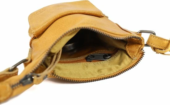 Top 10 π₯° Bear Design Rija Leren Schoudertasje - Okergeel π 4 Top 10 π₯° Bear Design Rija Leren Schoudertasje - Okergeel π - Afbeelding 4