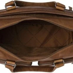 Uitgang 🔥 Chesterfield Misha Leren Laptoptas - 17 Inch - Cognac 🎉 -tassen-dames Verkoop 550x345 3