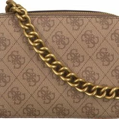 Kopen ❤️ Guess Crossbodytas Noelle - Beige 🎁 -tassen-dames Verkoop 550x347 1