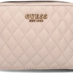 Beste Verkoop 🔔 Guess Maila Dames Schoudertas - Ecru - Maat Geen ⭐ -tassen-dames Verkoop 550x347 4
