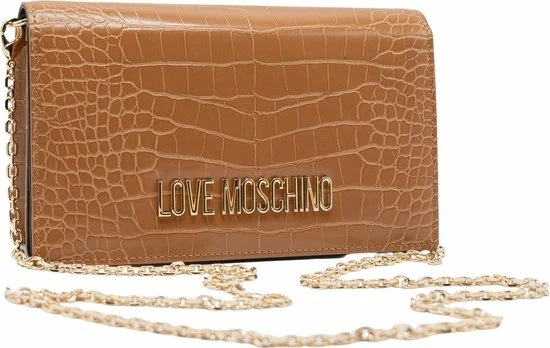 Beste Pirce π Love Moschino Borsa Pu St. Croco Cammello - Bruin π 1 Beste Pirce π Love Moschino Borsa Pu St. Croco Cammello - Bruin π