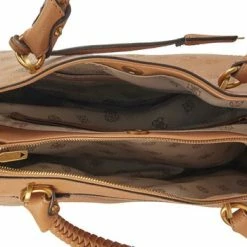 Flash-uitverkoop 🥰 GUESS Shopper Dames / Handtas - Leer - Helaina PB - Cognac ❤️ -tassen-dames Verkoop 550x351 8