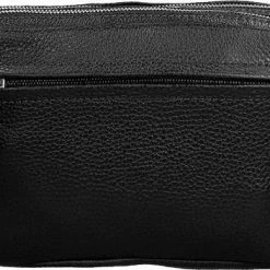 Coupon 🛒 Gigi Fratelli Kleine Schoudertas / Crossbody Tas Dames - Leer - Romance - Zwart 😍 -tassen-dames Verkoop 550x352 4