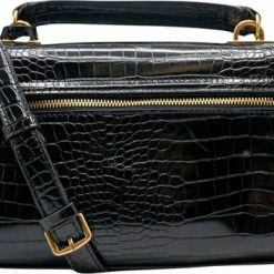 Begroting π Guess Enisa Dames Schoudertas - Zwart π 5 Begroting π Guess Enisa Dames Schoudertas - Zwart π -tassen-dames Verkoop 550x353 5