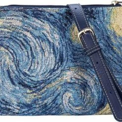 Gloednieuw 👍 Signare - Schoudertas - Kunst - Gobelin - Starry Night - Vincent Van Gogh 🌟 -tassen-dames Verkoop 550x355 5