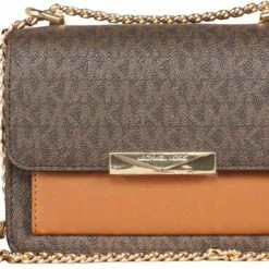 Beste deal 😍 Michael Kors Xs Gusset Dames Crossbodytas - Bruin 🔔 -tassen-dames Verkoop 550x357 2