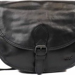 Goedkoopste 👍 Bear Design Kleine Schoudertas / Crossbody Tas Dames - Leer - Cow Lavato - Zwart ✨ -tassen-dames Verkoop 550x361 8