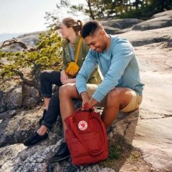 Top 10 ✨ Fjallraven Kanken Totepack Rugzak - Rowan Red 💯 -tassen-dames Verkoop 550x363 2