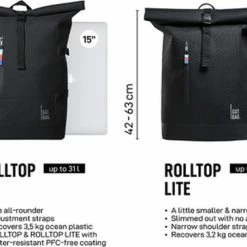 Beste recensies van 🛒 Got-bag GOT BAG Laptoprugzak RollTop Lite 🛒 -tassen-dames Verkoop 550x364 7