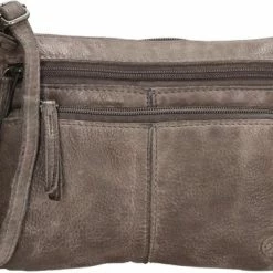 Goedkoop 🌟 Old West Paint Rock Kleine Leren Schoudertas - Taupe ✨