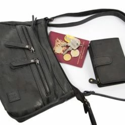 Groothandel 😍 Bicky Bernard Schoudertas - Ideaal Tassen Van Bicky Bernard WDL029 Zwart 🛒 -tassen-dames Verkoop 550x366 124