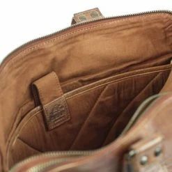 Beste Pirce 👏 Bear Design Lia Leren Dames Schoudertas / Laptoptas 13,3" - Cognac 👏 -tassen-dames Verkoop 550x366 139