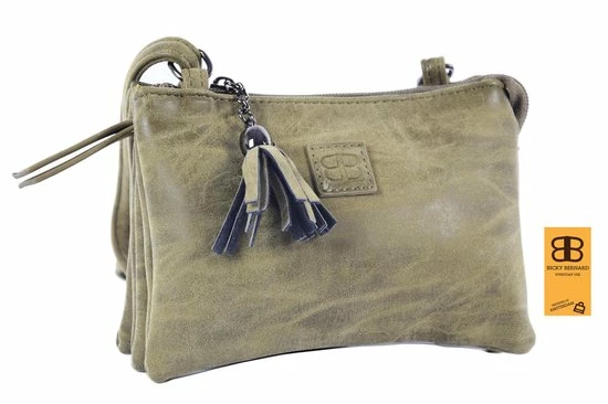 Goedkoop π₯ Tas - Tasssen - Bags - Bag- Bicky Bernard- Harmonica 3-Vaks Tasje - Schoudertasje - Crossbody Tasje - Olijf - Olive π₯° 2 Goedkoop π₯ Tas - Tasssen - Bags - Bag- Bicky Bernard- Harmonica 3-Vaks Tasje - Schoudertasje - Crossbody Tasje - Olijf - Olive π₯° - Afbeelding 2