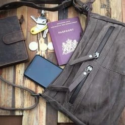 Groothandel ⌛ Bicky Bernard Schoudertas - Ideaal Tassen Van Bicky Bernard WDL029 Donkerbruin 👏 -tassen-dames Verkoop 550x366 95