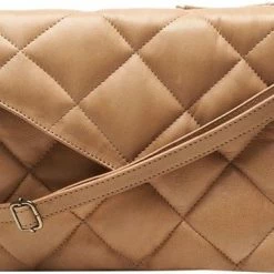 Beste Pirce 🛒 Chabo Bags - Padded Clutch Milano - Crossover Tas - Beige 😉 -tassen-dames Verkoop 550x367 11