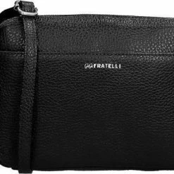 Coupon π Gigi Fratelli Kleine Schoudertas / Crossbody Tas Dames - Leer - Romance - Zwart π