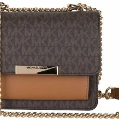 Beste deal 😍 Michael Kors Xs Gusset Dames Crossbodytas - Bruin 🔔 -tassen-dames Verkoop 550x376 2