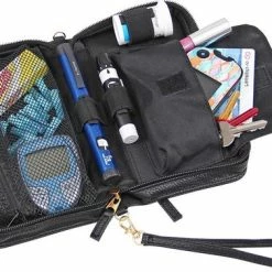 Gloednieuw ⭐ Merkloos Clutch&Care Diabetestasje - Combi Clutch Noir ⭐ -tassen-dames Verkoop 550x377 1