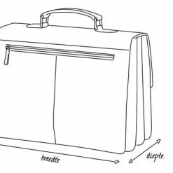 Kopen 🤩 DSTRCT Wall Street A4 Laptoptas -15,4 Inch - Zwart 😉 -tassen-dames Verkoop 550x378