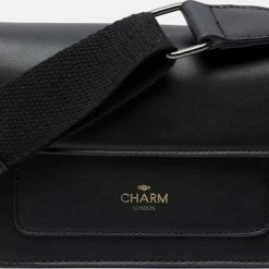 Hete verkoop 𧨠Charm Schoudertas Zwart Synthetisch 471247 - Dames - Maat 1 π§¨