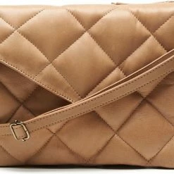 Beste Pirce 🛒 Chabo Bags - Padded Clutch Milano - Crossover Tas - Beige 😉