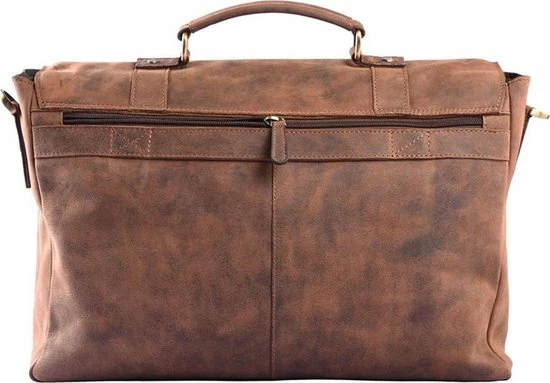 Hete verkoop ⭐ Wild Woodss WILD WOODS Ruime Leren Aktetas Met Schouderband – 15,6 Inch Laptopvak – Schoudertas – Buffelleer – Vintage Bruin ⌛ 6 Hete verkoop ⭐ Wild Woodss WILD WOODS Ruime Leren Aktetas Met Schouderband – 15,6 Inch Laptopvak – Schoudertas – Buffelleer – Vintage Bruin ⌛ - Afbeelding 6