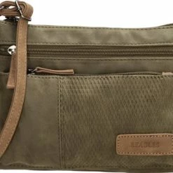 Nieuw 👍 Beagles Brunete Schoudertas - Olijfgroen ❤️