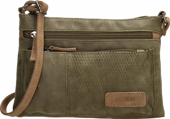 Nieuw π Beagles Brunete Schoudertas - Olijfgroen β€οΈ 1 Nieuw π Beagles Brunete Schoudertas - Olijfgroen β€οΈ