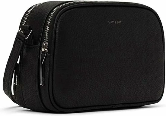 Flash-uitverkoop π Matt & Nat Pair Purity Dames Crossbodytas - Zwart π 3 Flash-uitverkoop π Matt & Nat Pair Purity Dames Crossbodytas - Zwart π - Afbeelding 3