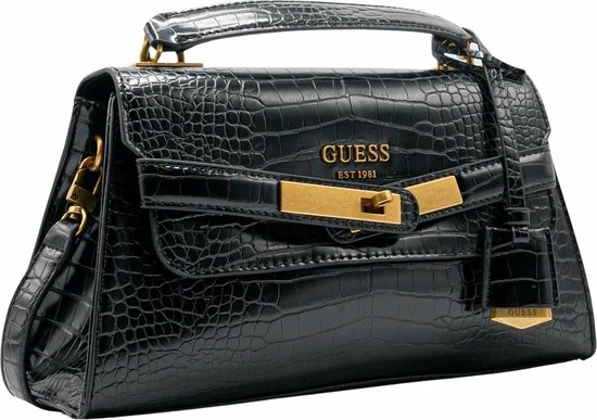 Begroting π Guess Enisa Dames Schoudertas - Zwart π 2 Begroting π Guess Enisa Dames Schoudertas - Zwart π - Afbeelding 2