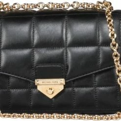 Beste Verkoop 😀 Michael Kors SM Chain Shoulderbag Dames Schoudertas - Zwart 🤩