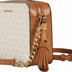 Kopen 🧨 Michael Kors Camera Bag M Dames Crossbodytas - Wit ✨ -tassen-dames Verkoop 550x389 5