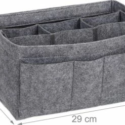 Groothandel 👍 Relaxdays Tas Organizer Vilt - Bag In Bag - Handtas Organizer - Bag Organizer - Organiser - M 🔥 -tassen-dames Verkoop 550x389 7