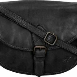 Goedkoopste 👍 Bear Design Kleine Schoudertas / Crossbody Tas Dames - Leer - Cow Lavato - Zwart ✨ -tassen-dames Verkoop 550x391 3