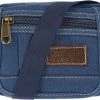 Beste deal 👏 Fana Bags - Kleine Schoudertas Canvas Blauw - Riemtasje - Heren Schoudertas Klein - Veel Vakken - Canvas 🌟