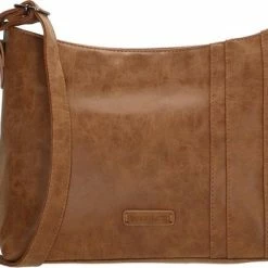 Korting π Enrico Benetti Lauren 66433 Dames Schoudertas Crossbody Tas - Camel π