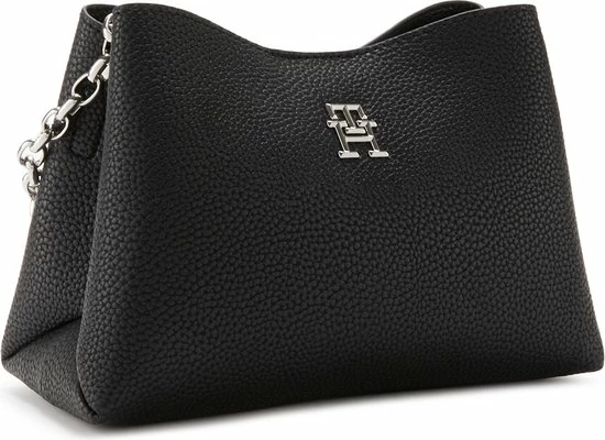 Coupon π Tommy Hilfiger Emblem Dames Crossbody Tas - Zwart π 3 Coupon π Tommy Hilfiger Emblem Dames Crossbody Tas - Zwart π - Afbeelding 3