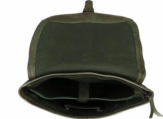 Hete verkoop π Bear Design Rox Leren Laptop Rugzak - Groen π 5 Hete verkoop π Bear Design Rox Leren Laptop Rugzak - Groen π - Afbeelding 5