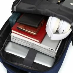 Goedkoop 🥰 ZILOU® Rugzak - 16 Inch USB Laptop Rugtas - 25L - Waterafstotend - Blauw 👍 -tassen-dames Verkoop 550x404