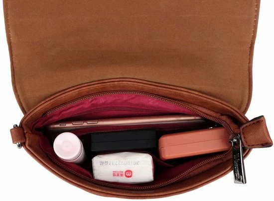 Coupon π Wimona Alessandra 5022 Kleine Schoudertas / Crossbody Tas - Cognac π 6 Coupon π Wimona Alessandra 5022 Kleine Schoudertas / Crossbody Tas - Cognac π - Afbeelding 6
