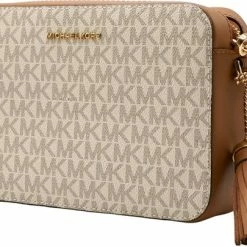 Kopen 🧨 Michael Kors Camera Bag M Dames Crossbodytas - Wit ✨ -tassen-dames Verkoop 550x405 2