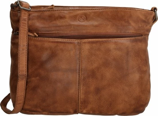 Korting ❤️ Hide & Stitches Paint Rock Schoudertas - Cognac ✔️ 1 Korting ❤️ Hide & Stitches Paint Rock Schoudertas - Cognac ✔️